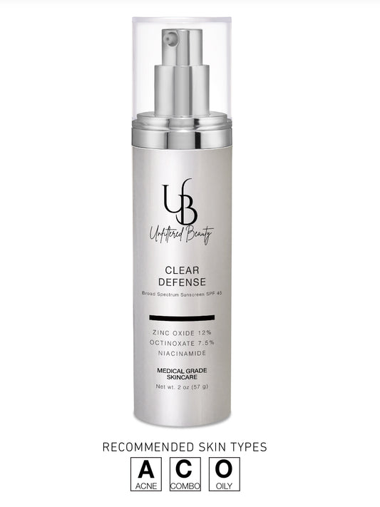 Unfiltered Beauty Clear Defense SPF 45